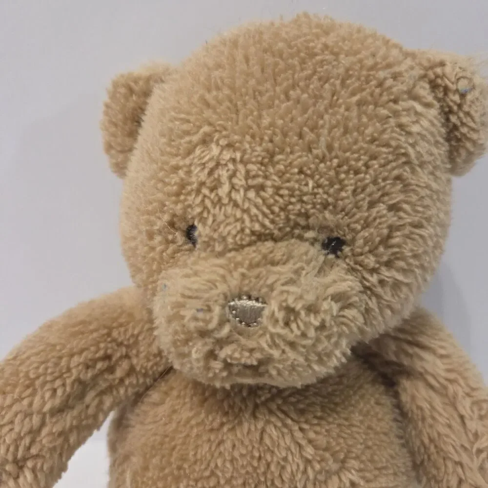 Carters Precious Firsts Plush Floppy Tan Brown Teddy Bear Stuffed Animal Toy 8